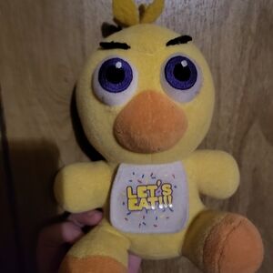 Five Nights At Freddys Lets Eat Embroidery Eyea Chika Chicken Bird Plush Small